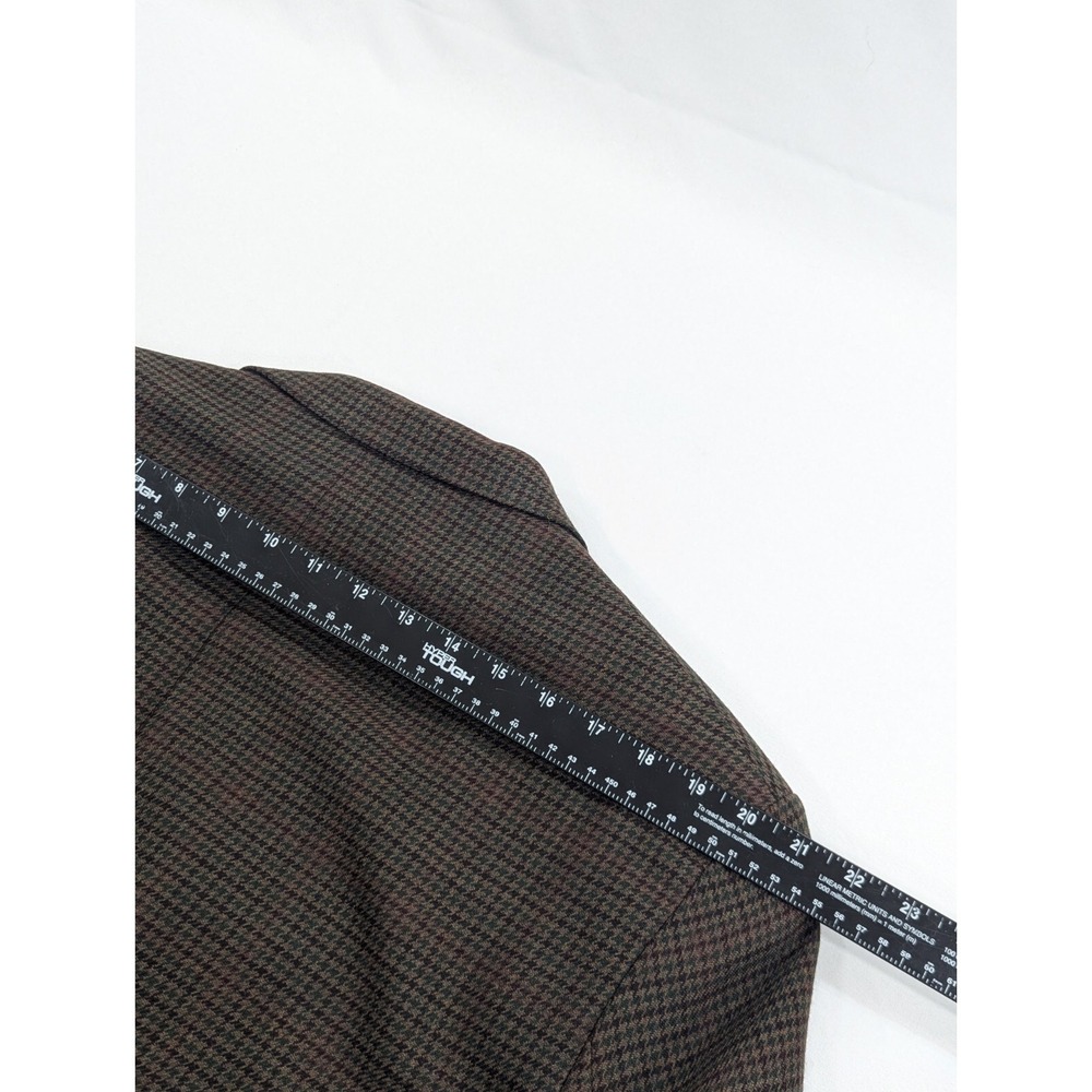 Ralph Lauren Blazer Sport Coat  Suit Jacket 46R 48" Chest Lambswool‎ Houndstooth - Picture 14 of 14
